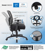 Boss Contract Mesh Task Chair, B6023